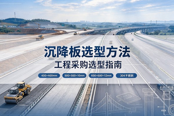 榕城沉降板选择方法
