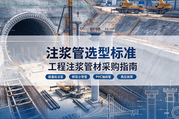 榕城注浆管选型标准