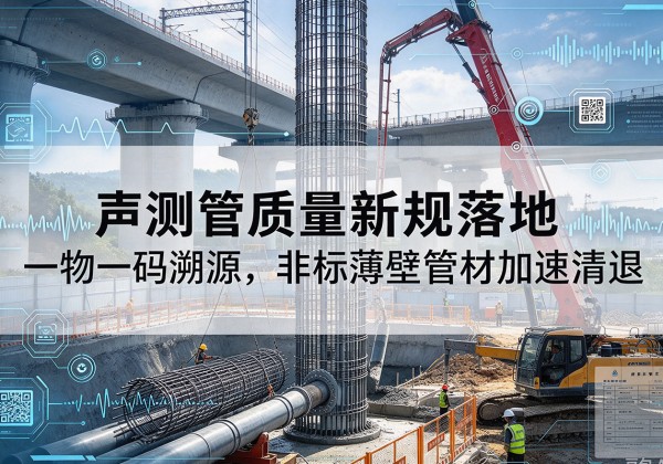 榕城声测管质量新规落地，一物一码溯源，非标薄壁管材加速清退