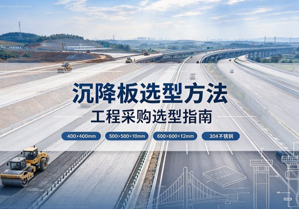 榕城沉降板选择方法