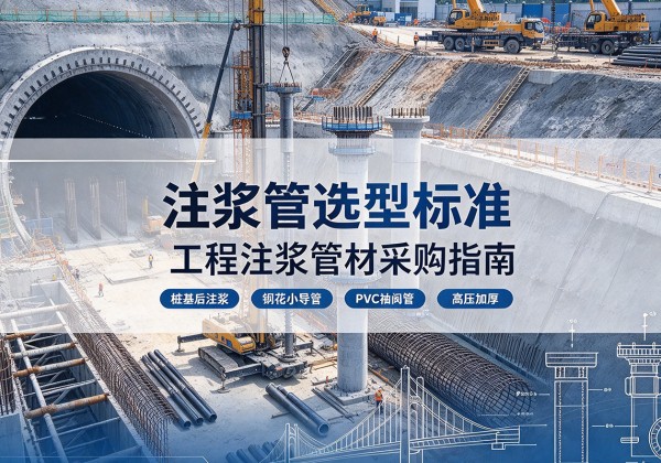 榕城注浆管选型标准